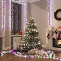 vidaXL Reťaz so zhlukmi LED, 3000 diód, pastelové farby, PVC