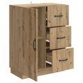 vidaXL Servírovacia skriňa Dub artisan 66 x 34,5 x 87 cm