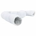 vidaXL Ventilačné potrubie hliník a PVC 6 m Ø20 cm