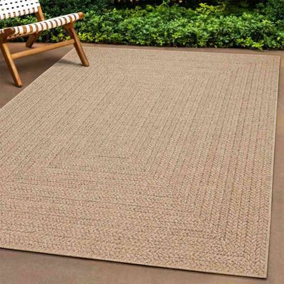 vidaXL Koberec ZIZUR 120x120 cm jutový vzhľad interiér a exteriér