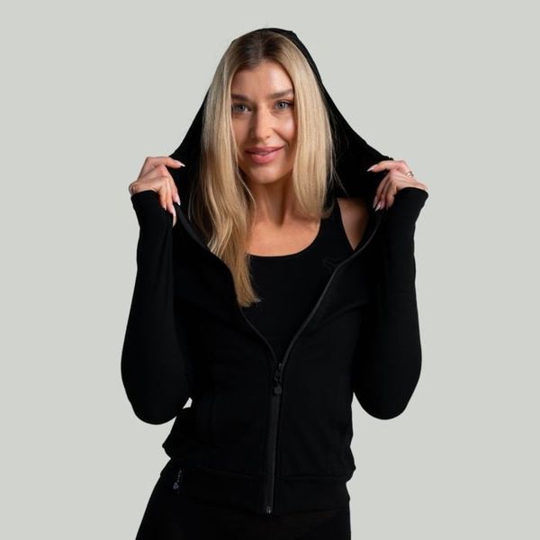 Dámska mikina so zipsom MERINO I Black - STRIX