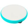 vidaXL Nafukovací gymnastický matrac s pumpou 100x100x20 cm PVC zelený