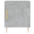 vidaXL Nočné stolíky 2 ks betónovo sivé 40x40x50 cm kompozitné drevo