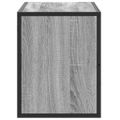 vidaXL TV skrinka sivá sonoma 80x31x39,5 cm kompozitné drevo a kov