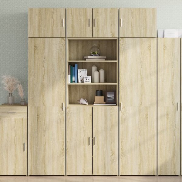 vidaXL Úložná skrinka dub sonoma 70x42,5x225 cm kompozitné drevo