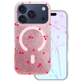 Cherry Mag case for iPhone 17 Pro 6,3" / 18 Pro 6,3" glitter