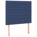 vidaXL Boxspring posteľ s matracom modrá 100x200 cm látka