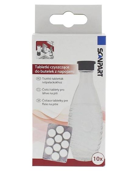 ScanPart Čistiace tabletky 10 ks pre fľaše na pitie CZ/SK/HU/PL