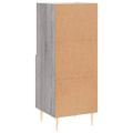 vidaXL Komoda sivý dub sonoma 34,5x34x90 cm spracované drevo