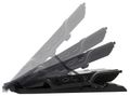 Zalman chladič notebooku ZM-NS2000 / pro notebooky do 17" / naklápěcí / USB Hub / USB / černý Chladící podložka, pro notebook, do 17", naklápecí, USB hub, USB napájení, cerná