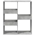 vidaXL Deliaca stena betónová sivá 100x33x115 cm kompozitné drevo