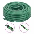 vidaXL Záhradná hadica so sadou armatúr, zelená 0,75" 30 m, PVC
