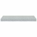 vidaXL Plávajúce nástenné police 2ks, betónovo sivé 60x23,5x3,8 cm MDF