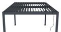 Bioklimatická pergola G21 Austin 4x3 m, antracitová hliníková