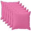 vidaXL Poťah na podložku 6 ks HOUTEN Ružová 45 x 45 cm Polyester