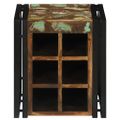 vidaXL Regál na víno 35 x 35 x 39 cm Masívne obnovené drevo
