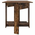 vidaXL Jedálenský stôl 138 x 70 x 73,5 cm Kompozitné drevo Dymový dub