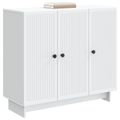 vidaXL Servírovacia skriňa Biela 89 x 34,5 x 80 cm Kompozitné drevo