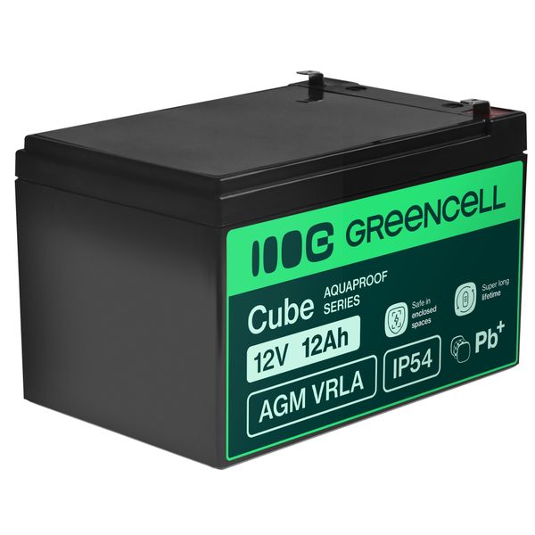 Green Cell AGM12V12AH-J VRLA bezúdržbová batéria 12V 12Ah