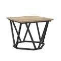 vidaXL Konferenčný stolík 3 ks Sonoma dub 50 x 50 x 40 cm