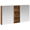 vidaXL Set kabinetov do kúpeľne 3 ks 130 x 14,5 x 70 cm