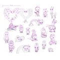 Kartónová 3D kreatívna Kawaii world