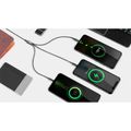 Kábel REBEL 3v1 USB-A - microUSB, USB typu C, Lightning čierny 1m