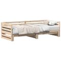 vidaXL Denná posteľ s výsuvným lôžkom bez matraca 80x200 cm