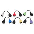 SIXTOL Kompletná sada OBD-II redukcie FiatECUScan pre osobné autá MECHANIC CABLE SET 3, 6ks