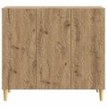 vidaXL Servírovacia skriňa Dub artisan 89 x 34,5 x 80 cm
