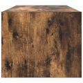 vidaXL TV skrinka dymový dub 80x31x25,5 cm spracované drevo