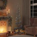 vidaXL LED vianočný stromček s ozdobami 120 LED teplá biela 180 cm