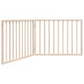 vidaXL Skladacia brána pre psa, 2 panely, 160 cm, topoľové drevo