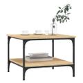 vidaXL Konferenčný stolík dub sonoma 55x55x40 cm kompozitné drevo