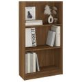 vidaXL Knižnica hnedý dub 60x24x109 cm spracované drevo