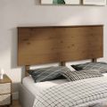vidaXL Čelo postele medovohnedé 154x6x82,5 cm masívna borovica