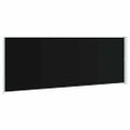 vidaXL Zaťahovacia bočná markíza na terasu 220x614 cm čierna