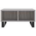 vidaXL Konferenčný stolík sivý sonoma 60x60x30 cm kompozitné drevo