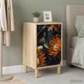 vidaXL Nočný stolík LOCHEM Dub sonoma 36 x 33 x 60 cm Kompozitné drevo