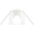 vidaXL Fóliovník s oceľovým rámom biely 44 m² 22x2x2 m