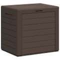vidaXL Záhradný úložný box hnedý 58,5x46x55 cm polypropylénový