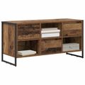 vidaXL TV skrinka 100 x 36 x 49,5 cm Staré drevo Kompozitné drevo