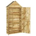 vidaXL Záhradná kôlňa na náradie 107x37x220 cm impregnovaná borovica