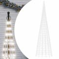 vidaXL LED vianočný stromček 3000 LED studená biela 800 cm