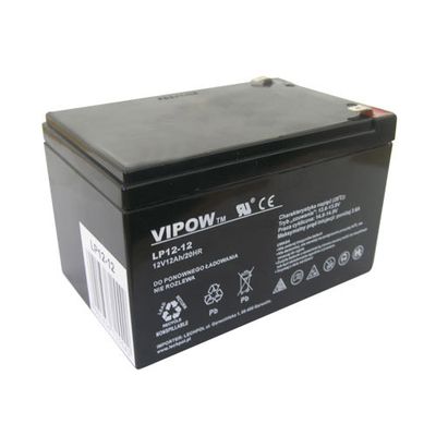 Batéria olovená 12V 12Ah VIPOW BAT0216