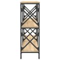 vidaXL Konzolový stolík dub sonoma 200x28x80,5 cm kompozitné drevo