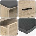 vidaXL Predsieňová lavica Sonoma dub 60 x 38 x 46 cm