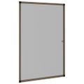 vidaXL Okenná sieťka proti hmyzu hnedá 80x120 cm