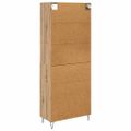 vidaXL Highboard 2 ks Remeselný dub 69,5 x 34 x 180 cm