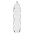 Predlžovací kábel 2 m / 4 zásuvky / biely / PVC / 1 mm2